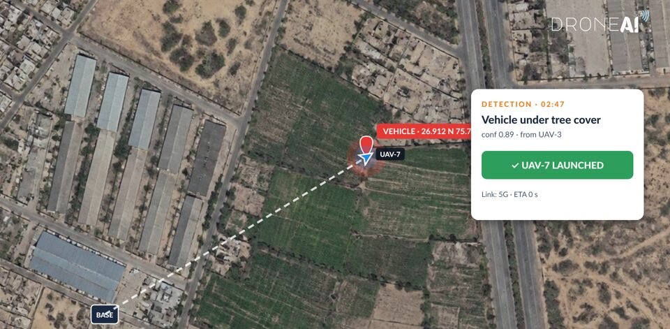 Task nearest drone