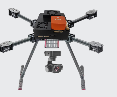 DroneAI-equipped UAV platform